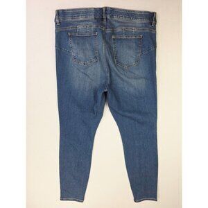 Torrid Bombshell Skinny Premium Stretch Size 20R Women 29" Imseam Blue Jeans NWT